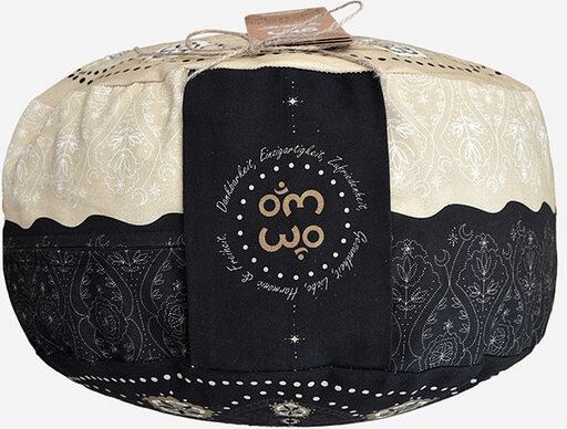 Thumbnail - Spirit of OM Meditationskissen rund schwarz-natur