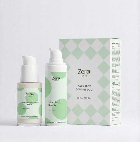 Zero Skin Dark Spot Routine Duo Box, Strahlkraft & Hautton-Ausgleich für einen ebenmäßigen Teint- 60 ml