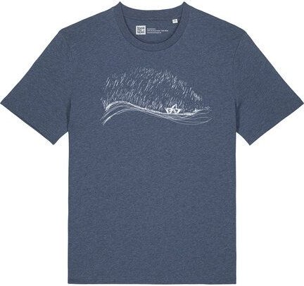 ilovemixtapes Stormy Weather – Fair Wear Bio-Shirt mit handgezeichnetem Motiv