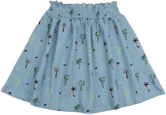 Cotokids Kinder Rock Baumwolle, Hellblau, Palmen-Muster, Walkiddy