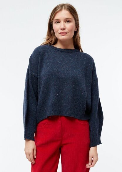 Givn Berlin Cropped Strickpullover GBJELLA aus recyceltem Wollgemisch