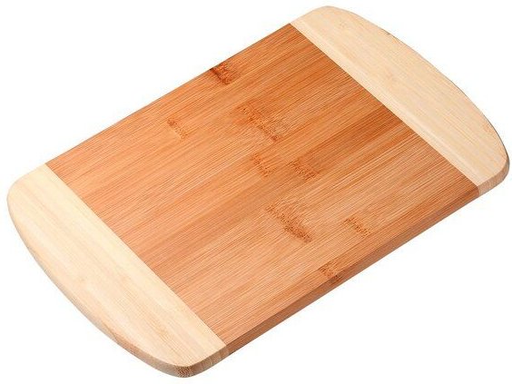 elasto Robustes Schneidbrett "Bamboo" - Glattes Brett für Hobby & Profiköche