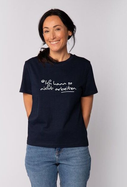 watapparel T-Shirt Frauen Ich kann so nicht arbeiten