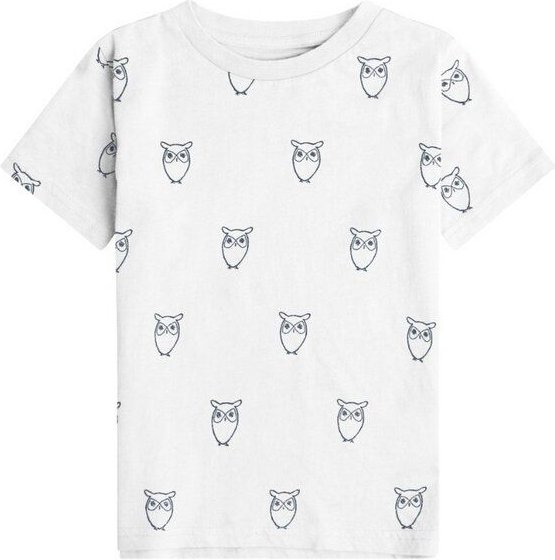 KnowledgeCotton Apparel Kinder T-Shirt Owl Bio-Baumwolle