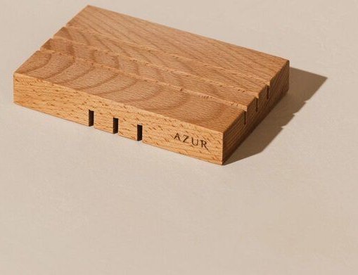 Azur Natural Bodycare Seifenschale aus Birkenholz