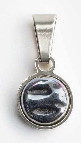 ALEXASCHA Kettenanhänger aus Glas | Mix & Match Charms | Silber