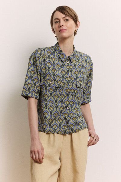 TRANQUILLO Oversized Bluse Anii aus EcoVero Viskose (1180003)