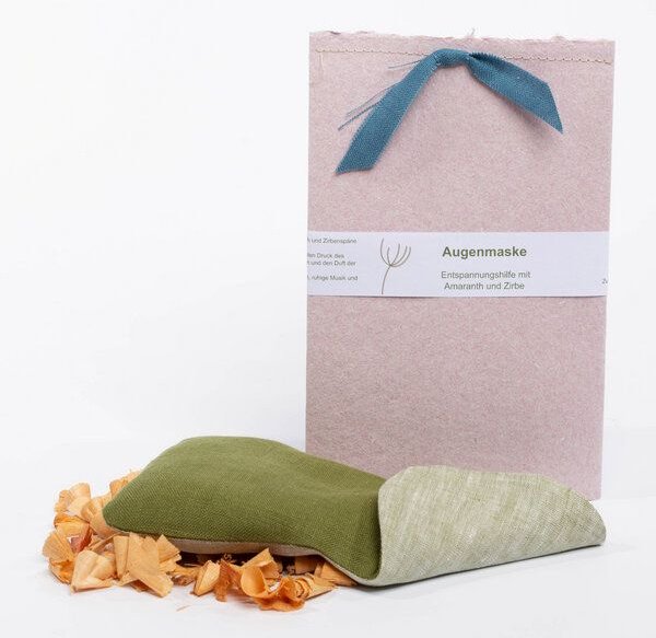 nahtur-design Augenmaske zur Entspannung aus Leinen