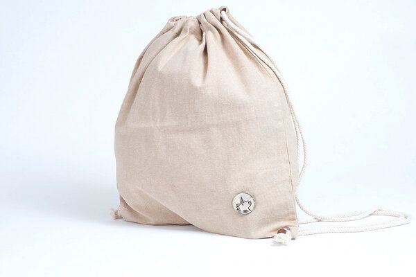 Himal Hemp HH Turnbeutel mit Einhorn-Button (String Bag)