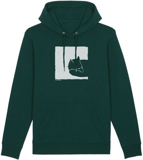 ilovemixtapes Fox in a box Unisex Hoodie Kapuzensweater aus Bio-Baumwolle