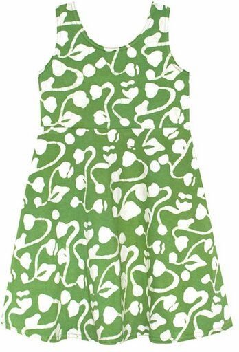 Global Mamas Bio Jersey Kleid Girls - Fit & Flare - Brambles