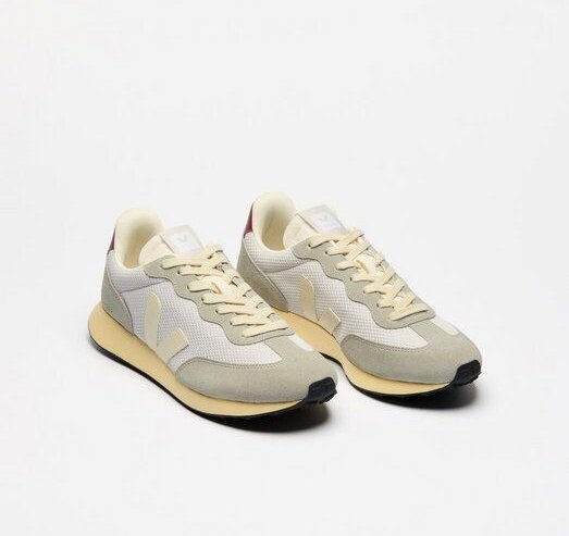 Veja Damen-Sneaker Rio Branco II Alveomesh Light Grey Pierre Marsala