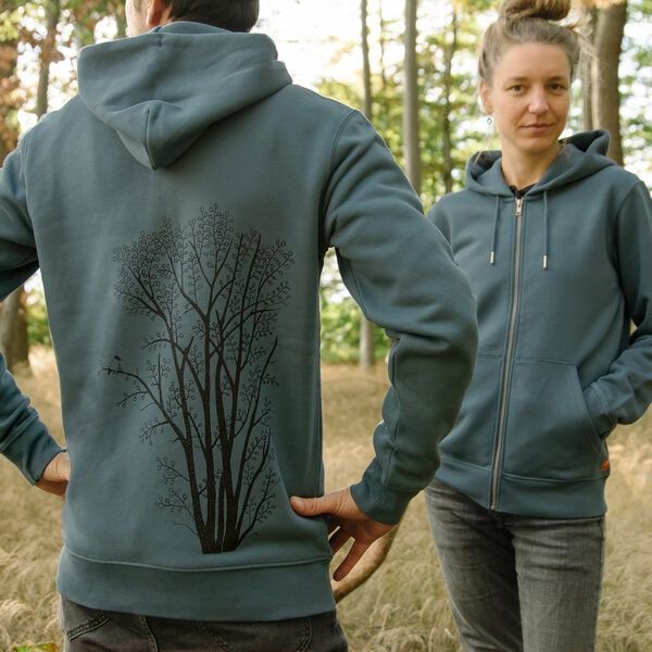 Cmig Erle mit Elster Kapuzenjacke unisex