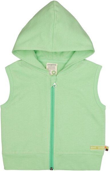 loud + proud Babys & Kinder Weste mit Kapuze, GOTS-zertifiziert