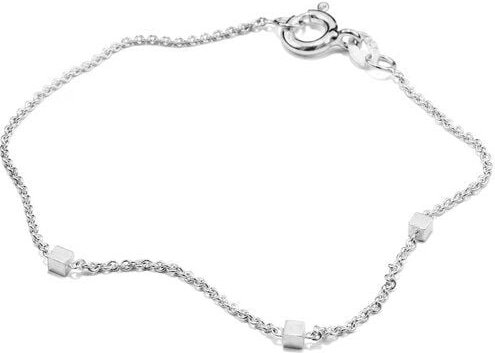Jonathan Radetz Jewellery Armband fineCUBE, Silber 925, Sterlingsilber, Länge 16 - 18 cm, Handmade in Germany