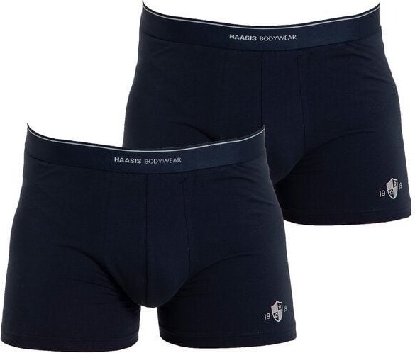 Haasis Bodywear Herren Pants 2er Pack ohne Eingriff, Single Jersey,Webgummibund