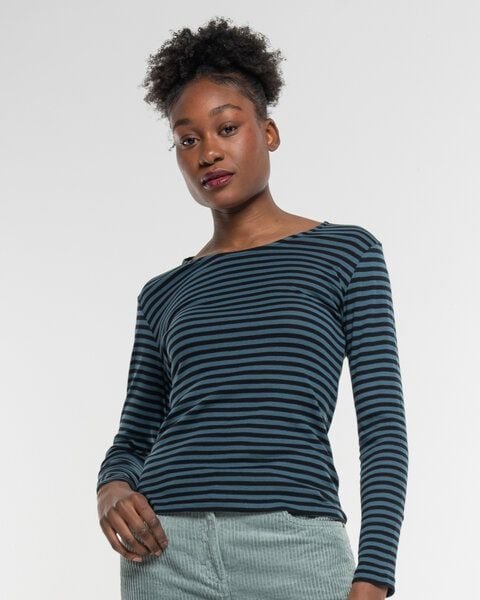 Alma & Lovis Geringeltes Longsleeve aus softer Bio-Baumwolle | Ringel Shirt