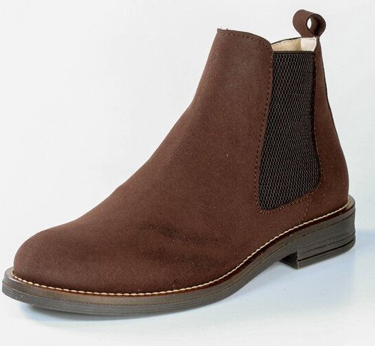 Fairticken GAGROA vegane Chelsea Stiefeletten Women in Suede-Optik