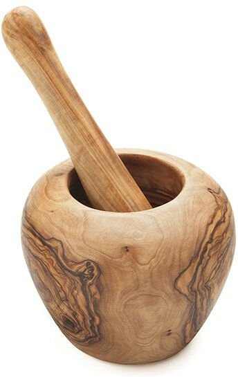 NATUREHOME Olivenholz Mörser 14cm