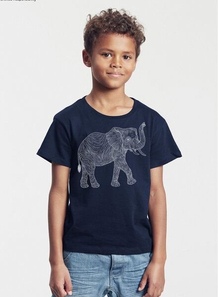 Peaces.bio - handbedruckte Biomode Bio-Kinder T-Shirt "Babyelefant"