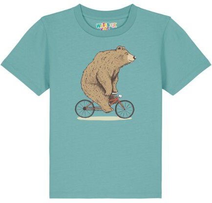 watabout.kids T-Shirt Kinder Fahrradbär