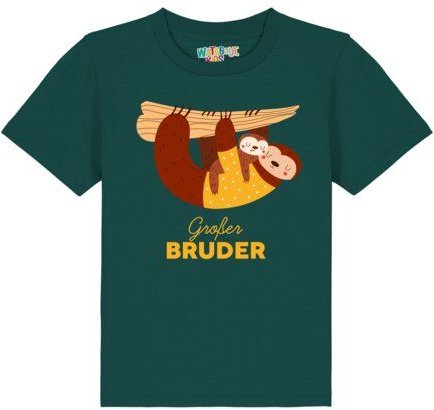 watabout.kids T-Shirt Kinder Faultier Großer Bruder