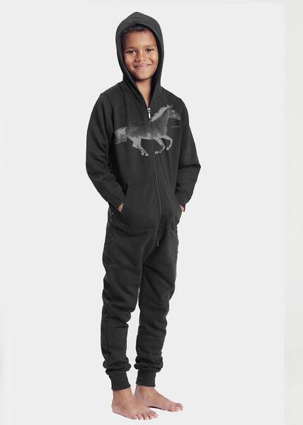 Peaces.bio - handbedruckte Biomode Jumpsuit Horsepower Kinder