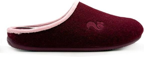 Veganer Slipper "thies ® PET Piping" aus weichem Filz