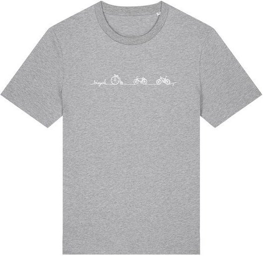 Brandless Basic Bio Unisex T-Shirt Bicycle Line 180g/m² XXS - 3 XL
