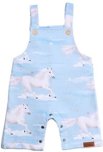 Strampler Walkiddy Blau Bio-Baumwolle – Armlos, Nachhaltig, GOTS-zertifiziert für umweltbewusste Eltern und komfortables...