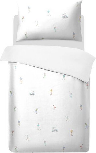 Mary Rose® GOTS-zertifizierte Bio-Satin Bettwäsche mit modernem Sportmotiv