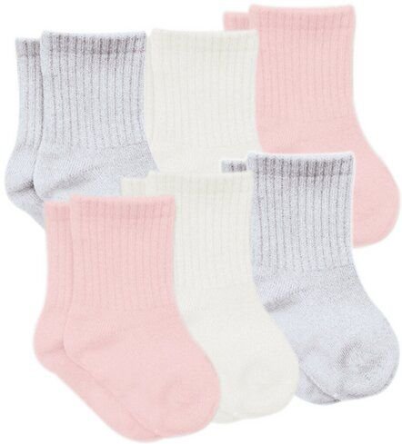 Thumbnail - bistyle Socken 6er-Pack für Babys Babysocken Jungen Mädchen Kurzsocken gerippt
