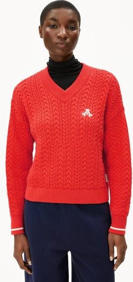 ARMEDANGELS CAARLAS CABLE Damen Pullover aus Bio-Baumwolle