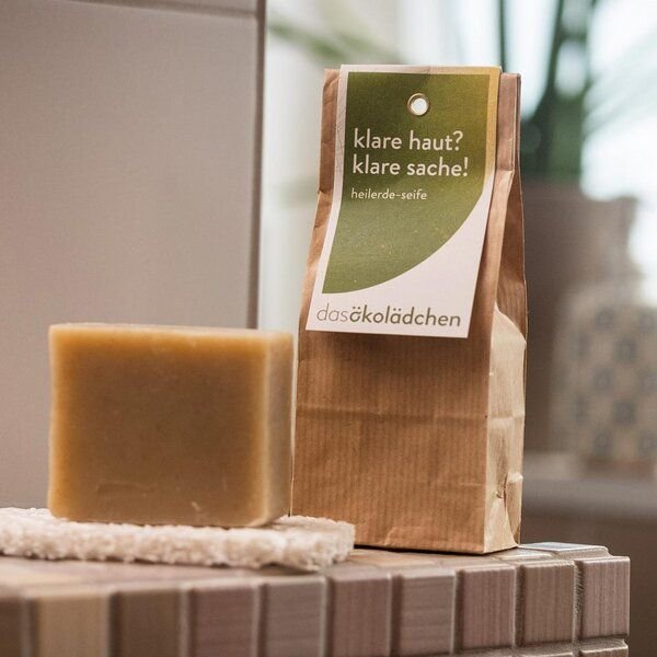 das ökolädchen Heilerde-Seife – 100 g