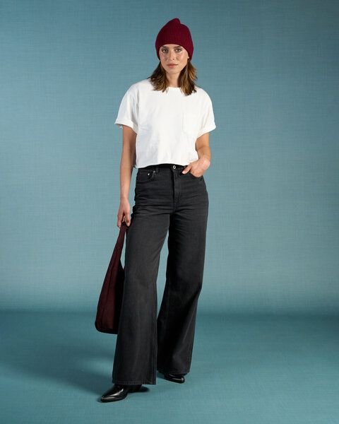 Kuyichi HARPER Loose Flare Jeans (smoky noir)