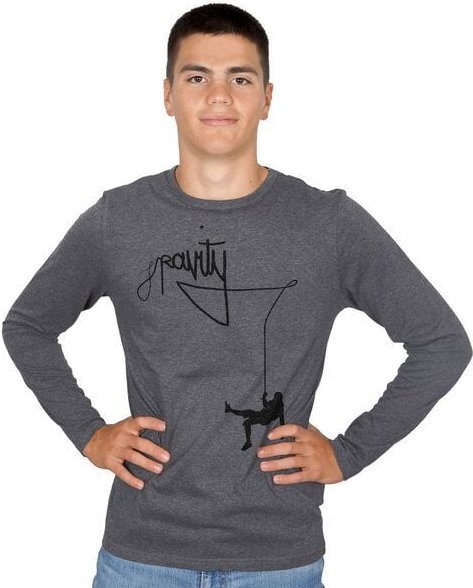 HANDGEDRUCKT "Gravity" Männer Longsleeve