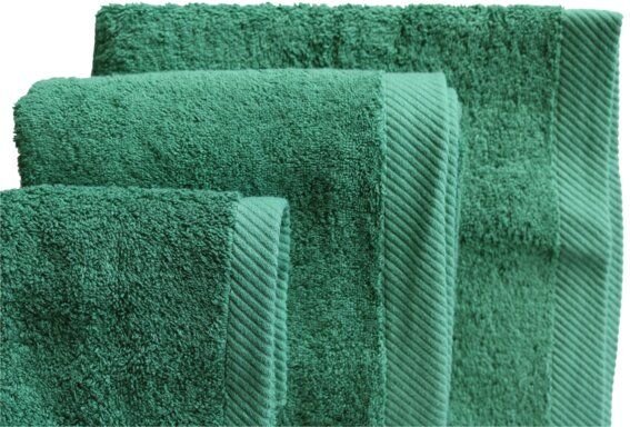 ege organics 3 in 1 Set Duschtuch Handtuch Gästetuch Bio-Baumwolle 70X140cm 600gr/m²