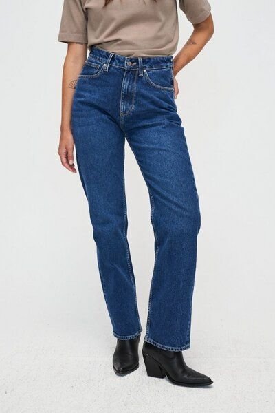 Kuyichi Straight Fit Jeans - Rosa - aus Biobaumwolle