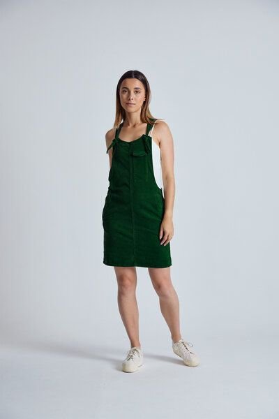 Flax and Loom Cord Latzkleid Peggy