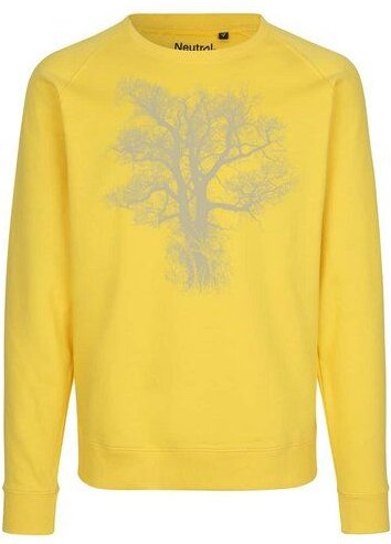 Peaces.bio - handbedruckte Biomode Bio Herren-Sweatshirt Chestnut