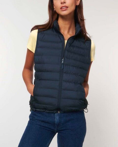 YTWOO Leichte sportliche Weste für Damen | komplett recycelt | Steppweste