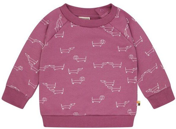 loud + proud Babys & Kinder Sweatshirt mit Alloverdruck, GOTS-zertifiziert