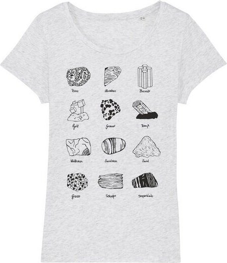Unipolar Geologie T-Shirt | Gesteinsarten