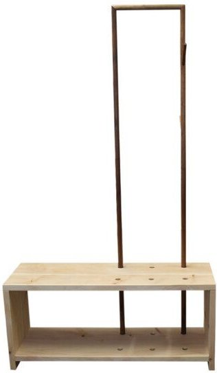 4betterdays Garderobe 'MyStyle' - Medium | L 100 x T 30 x H 45 cm | Zirbe