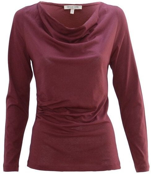 Alma & Lovis Langarmshirt mit Wasserfallausschnitt | Cascade Shirt