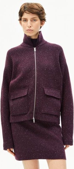 ARMEDANGELS DOROTHEAA TWEED - Damen Strickjacke aus Bio-Woll Mix