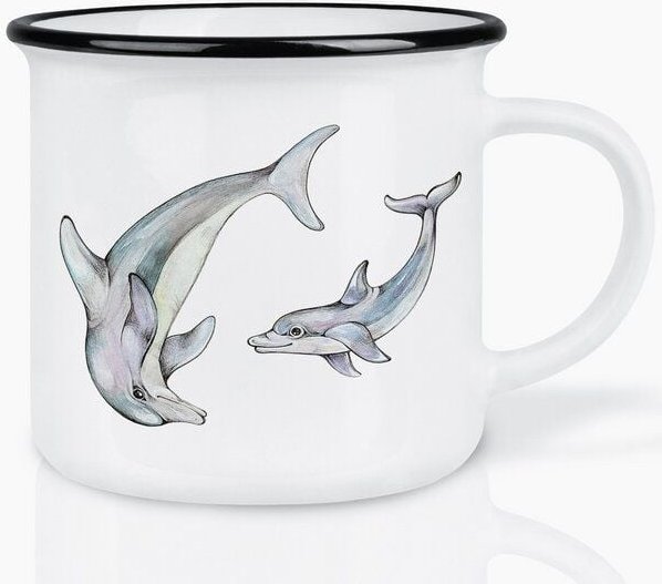 LIGARTI Keramiktasse – Delfine
