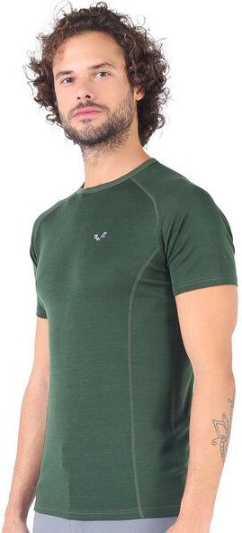 Woolona Kurzarmshirt - BERG- 100% Merinowolle