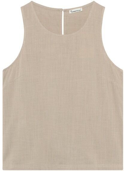 KnowledgeCotton Apparel Blusentop aus Ecovero und Bio-Leinen