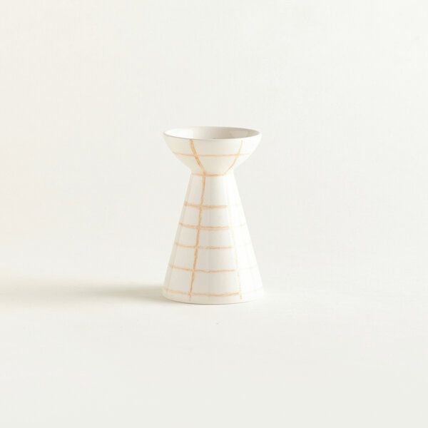 onomao Handbemalte Vase 'Duartinho' aus Steinzeug